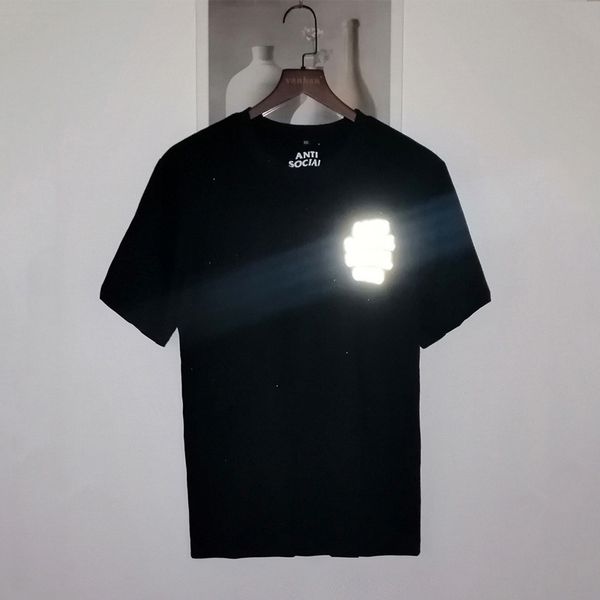 2020 assc men and women anti social social club reflective cotton short-sleeved t-shirts, White;black
2020 assc men and women anti social social club reflective cotton short-sleeved t-shirts, White;black