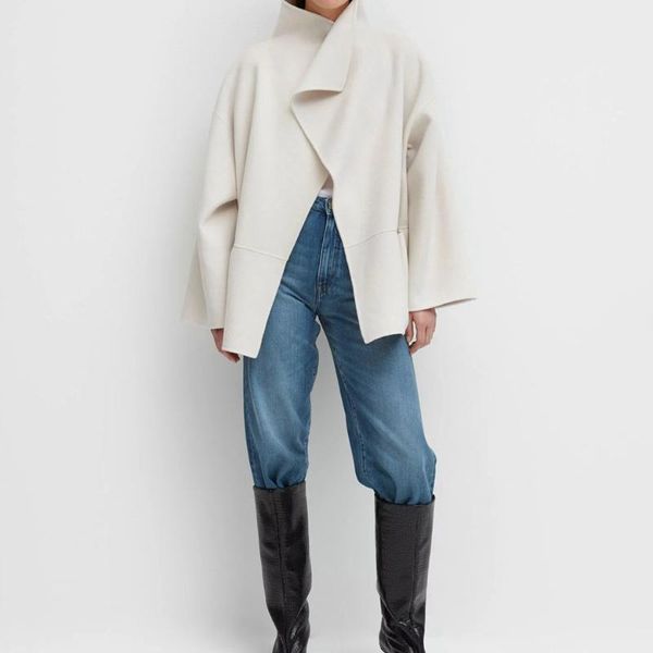 women's wool & blends woman cashmire annecy jacket big lapel collar dark grey melange / black ivory fashion short coat
women's wool & blends woman cashmire annecy jacket big lapel collar dark grey melange / black ivory fashion short coat