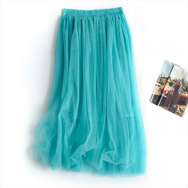 korean women 2 layers yarn tulle skirts womens midi pleated skirt tulle skirts spring summer elastic high waist mesh tutu skirt, Black
korean women 2 layers yarn tulle skirts womens midi pleated skirt tulle skirts spring summer elastic high waist mesh tutu skirt, Black