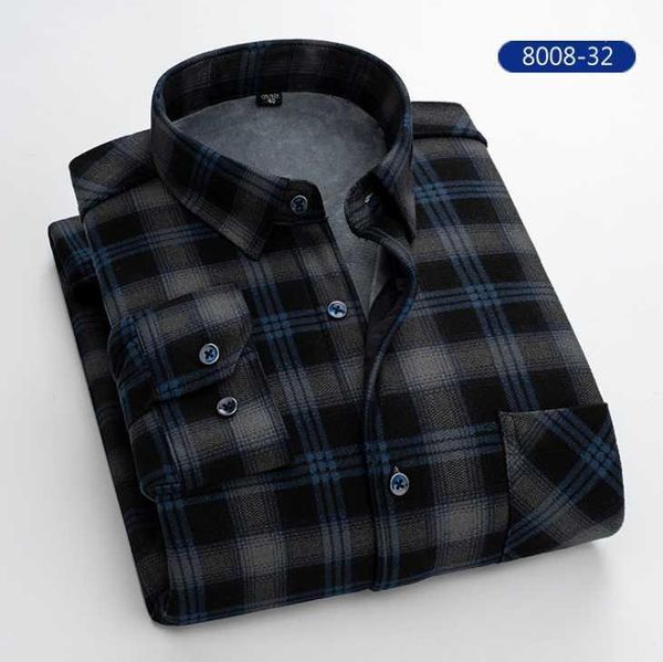 men's dress shirts fashion men's slim autumn and winter fleece thickening warm plus velvet plaid male social shirt l-5xl1, White;black
men's dress shirts fashion men's slim autumn and winter fleece thickening warm plus velvet plaid male social shirt l-5xl1, White;black