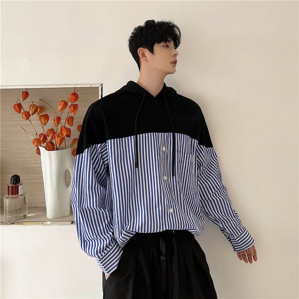 male 2021 long-sleeve shirt spring new amendment contrast design fashion stripe y4yn, White;black
male 2021 long-sleeve shirt spring new amendment contrast design fashion stripe y4yn, White;black