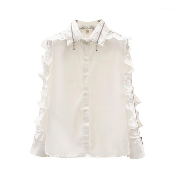xuxi autumn 2020 long-sleeved white shirt design sense small lotus leaf stitching french shirt women's fashion fz20201
xuxi autumn 2020 long-sleeved white shirt design sense small lotus leaf stitching french shirt women's fashion fz20201