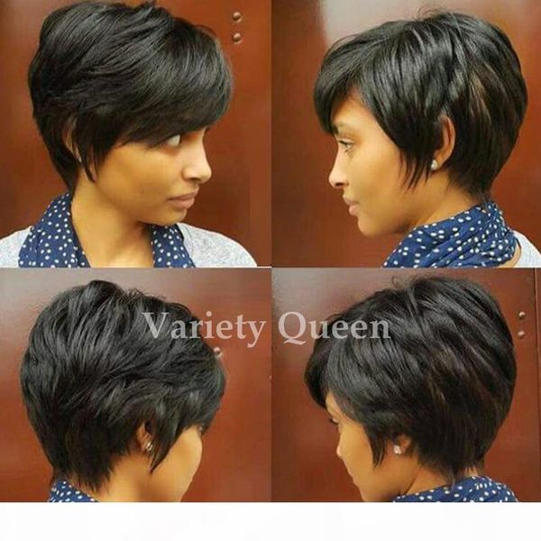 pixie glueless full lace front human hair wigs with bangs human hair bob wigs for black women short full lace cut hair wigs, Black;brown
pixie glueless full lace front human hair wigs with bangs human hair bob wigs for black women short full lace cut hair wigs, Black;brown