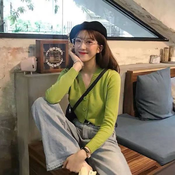 1gtl6 coat high waisted small coat women's spring 2019 solid knitting color slim fit and versatile new cardigan short sweatersweater sw, White;black
1gtl6 coat high waisted small coat women's spring 2019 solid knitting color slim fit and versatile new cardigan short sweatersweater sw, White;black