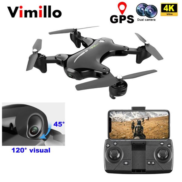 vimillo gps drone with 4k wide angle camera professional 5g wifi fpv altitude hold selfie rc quadcopter toy vs sg906 pro e520s
vimillo gps drone with 4k wide angle camera professional 5g wifi fpv altitude hold selfie rc quadcopter toy vs sg906 pro e520s