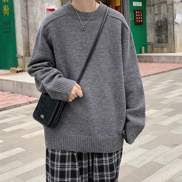 men's sweaters black winter sweater male knitted plus size oversize pullover men solid korean clothes streetwear warm 2021, White;black
men's sweaters black winter sweater male knitted plus size oversize pullover men solid korean clothes streetwear warm 2021, White;black