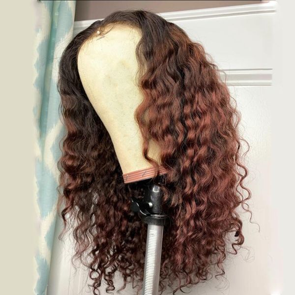 ombre brown water wave human hair full lace wigs for women brazilian remy bleached konts glueless wigs with baby hair, Black;brown
ombre brown water wave human hair full lace wigs for women brazilian remy bleached konts glueless wigs with baby hair, Black;brown