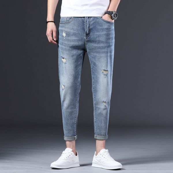 yx4j9 men's 2020 new summer personalized and jeans casual men's hole-breaking fashion nine points korean fashion brand jeans imzhg, Blue
yx4j9 men's 2020 new summer personalized and jeans casual men's hole-breaking fashion nine points korean fashion brand jeans imzhg, Blue