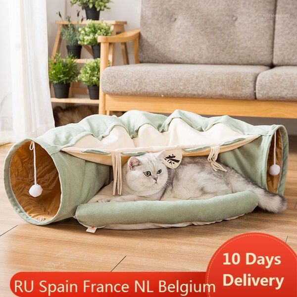 pet cats tunnel cat toys interactive play toy pet tube collapsible kitten play tubes ring bell for cat ferrets bed1
pet cats tunnel cat toys interactive play toy pet tube collapsible kitten play tubes ring bell for cat ferrets bed1