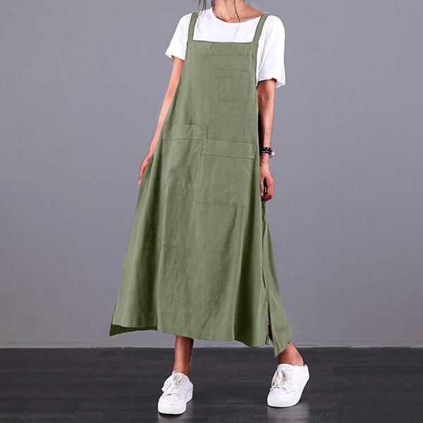 cotton linen dress women's sundress zanzea 2020 casual vestidos robe femme straps solid maxi long dress plus size, Black;gray
cotton linen dress women's sundress zanzea 2020 casual vestidos robe femme straps solid maxi long dress plus size, Black;gray