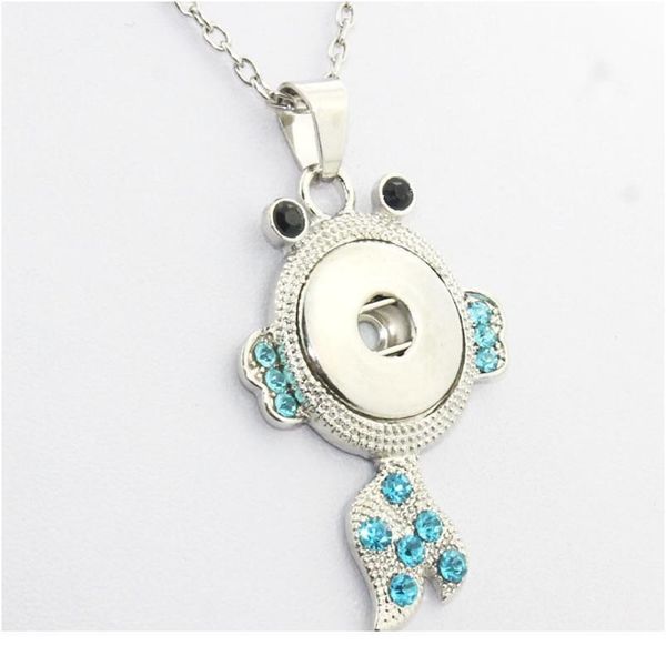 3colors crystal fish pendant with charm chain fit18/20mm snap button ne265 necklaces & pendants for women men's bbydpe, Silver
3colors crystal fish pendant with charm chain fit18/20mm snap button ne265 necklaces & pendants for women men's bbydpe, Silver