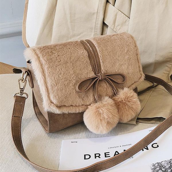pompom bowknot velvet small velour women messenger bag designer plush handbag crossbody shoulder hairy bag fashion solid handbag 
pompom bowknot velvet small velour women messenger bag designer plush handbag crossbody shoulder hairy bag fashion solid handbag