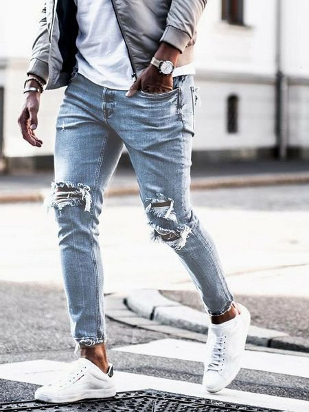 men's solid color jeans 2021 new fashion ny pencil casual ripped designer streetwear, Blue
men's solid color jeans 2021 new fashion ny pencil casual ripped designer streetwear, Blue
