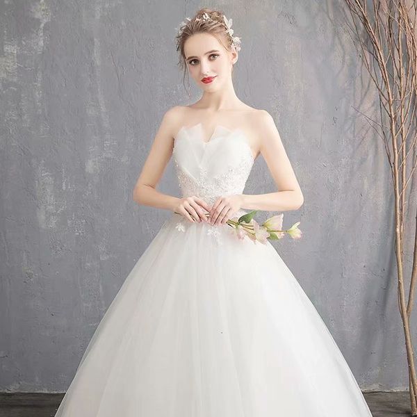 2021 new s elegant lace bride dressed as a brand-new lace-up tulle gown strapless for woman nuptial to be u49u, Blue;red
2021 new s elegant lace bride dressed as a brand-new lace-up tulle gown strapless for woman nuptial to be u49u, Blue;red