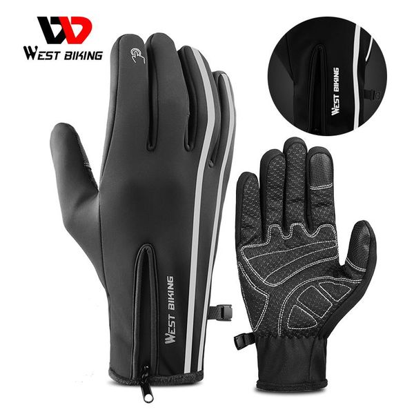 west biking winter cycling gloves pu leather thermal fleece touch screen outdoor sport skiing climbing motorcycle bicycle gloves wmtwji, Black
west biking winter cycling gloves pu leather thermal fleece touch screen outdoor sport skiing climbing motorcycle bicycle gloves wmtwji, Black