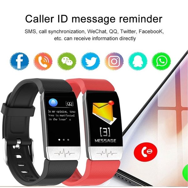 onliving body temperature ecg sports fitness watch heart rate monitor music control smart bracelet (for ios android)
onliving body temperature ecg sports fitness watch heart rate monitor music control smart bracelet (for ios android)