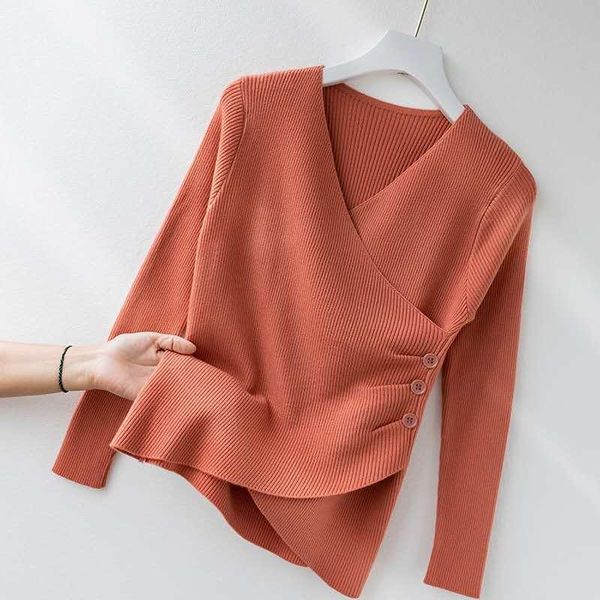2020 autumn winter fashion casual long sleeve womens sweaters ladies long sleeve long knits female apparel deep v pull femme, White;black
2020 autumn winter fashion casual long sleeve womens sweaters ladies long sleeve long knits female apparel deep v pull femme, White;black