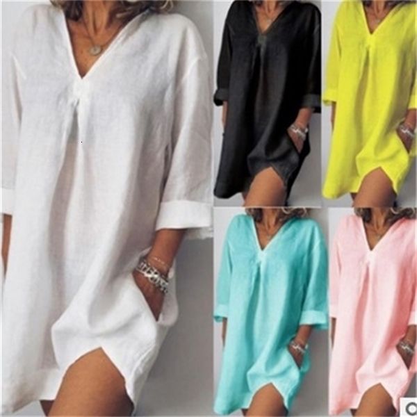 summer 2020 new ramie v-neck t-shirt 7 / 4 sleeve length shirt for women 5 colors 8, Black;gray
summer 2020 new ramie v-neck t-shirt 7 / 4 sleeve length shirt for women 5 colors 8, Black;gray