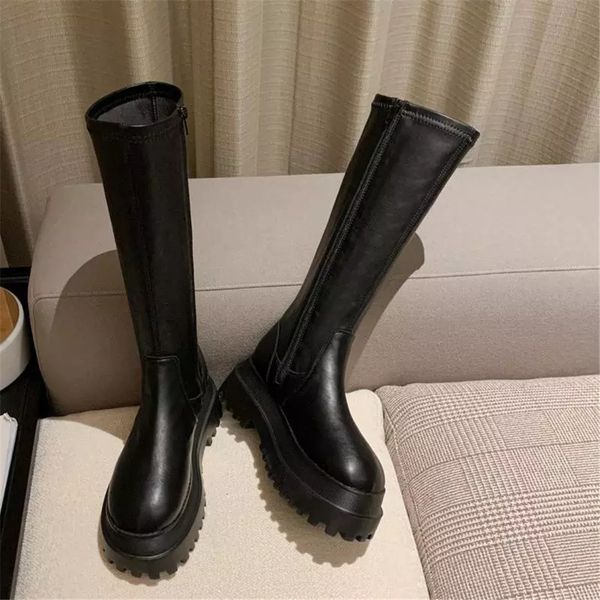new women 2021 combat autumn female goth not sliding black leather shoes sied zip ladies knee high boots and 35-40 7box
new women 2021 combat autumn female goth not sliding black leather shoes sied zip ladies knee high boots and 35-40 7box
