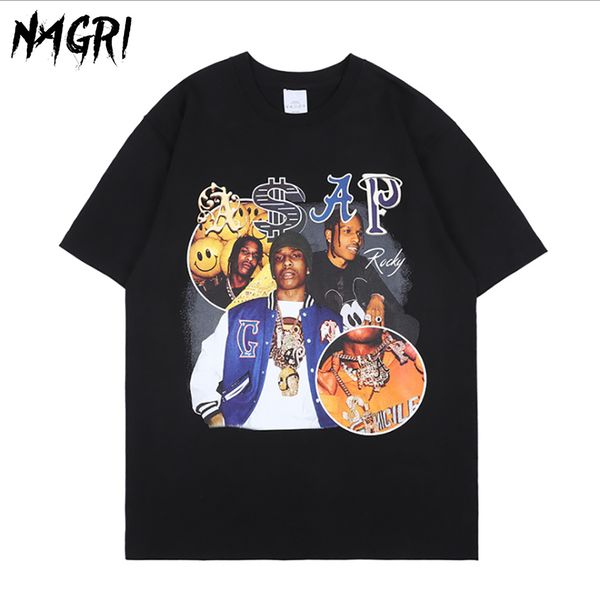 nagri asap rocky t- shirt men hip hop streetwear harajuku vintage t shirt graphic printed casual short sleeve tee 1005, White;black
nagri asap rocky t- shirt men hip hop streetwear harajuku vintage t shirt graphic printed casual short sleeve tee 1005, White;black