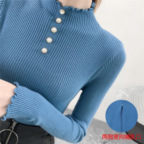 6865# autumn thin knitted maternity nursing shirts long sleeve slim feeding clothes for pregnant women witer pregnancy lj201120, White
6865# autumn thin knitted maternity nursing shirts long sleeve slim feeding clothes for pregnant women witer pregnancy lj201120, White