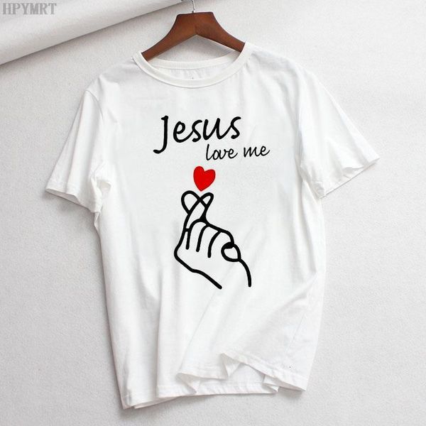 summer jesus love me print tshirt female short sleeve fashion clothing women's t-shirts harajuku graphic t shirt women tee, White
summer jesus love me print tshirt female short sleeve fashion clothing women's t-shirts harajuku graphic t shirt women tee, White
