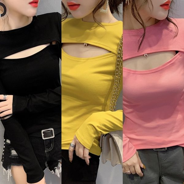 yv7xy new fashionable and t-shirt hollow sleeve in autumn winter 2020slim and slimversatile round neck long bottomed t-shirt t-shirt dnj, White
yv7xy new fashionable and t-shirt hollow sleeve in autumn winter 2020slim and slimversatile round neck long bottomed t-shirt t-shirt dnj, White