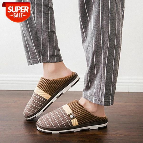 indoor slippers men gingham cotton slippers plush couples home fur non slip wear-resistant winter #nw75, Black
indoor slippers men gingham cotton slippers plush couples home fur non slip wear-resistant winter #nw75, Black