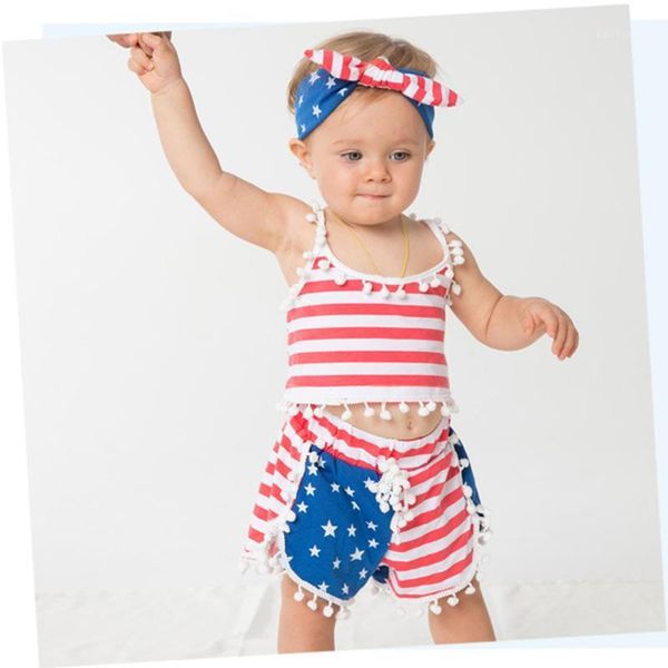 clothing sets fashion summer children cotton 0-3 years born baby girls 4th-of-july stars stripes patriotic t shirt shorts outfits set h41, White
clothing sets fashion summer children cotton 0-3 years born baby girls 4th-of-july stars stripes patriotic t shirt shorts outfits set h41, White