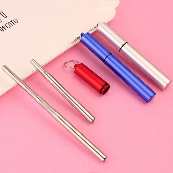 collapsible metal straw set outdoor portable reusable drinking straw with brush stainless steel foldable straws bar kitchen tool cfvt0616
collapsible metal straw set outdoor portable reusable drinking straw with brush stainless steel foldable straws bar kitchen tool cfvt0616