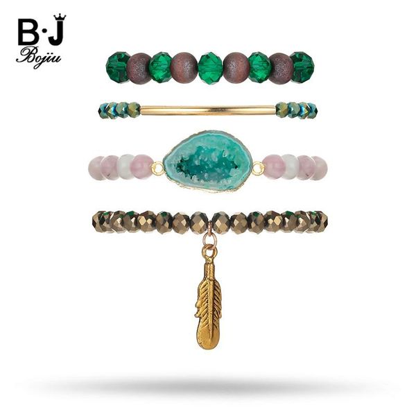 beaded, strands bojiu 4 pcs/set multiple bohemian bracelets for women fashion natural druzy crystal beads bracelet trendy charm bcset99, Black
beaded, strands bojiu 4 pcs/set multiple bohemian bracelets for women fashion natural druzy crystal beads bracelet trendy charm bcset99, Black