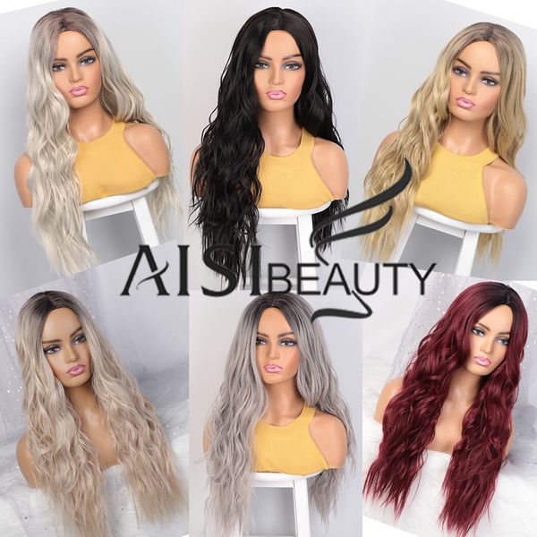 long wavy womens wig natural part side hair ombre synthetic wigs platinum/blonde/black wigs heat resistant for women
long wavy womens wig natural part side hair ombre synthetic wigs platinum/blonde/black wigs heat resistant for women