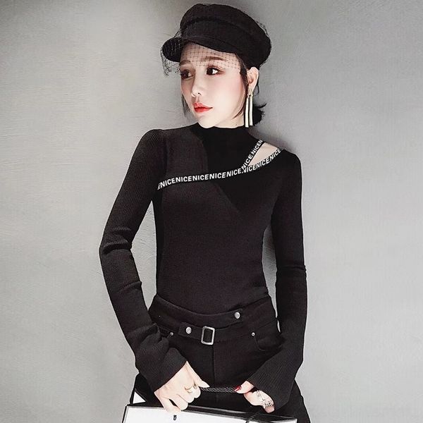 yugcj knitwear autumn new coat fashion slim half high collar long sleeve bottom european women sweater sweater underpants 2020qsxcs q, White;black
yugcj knitwear autumn new coat fashion slim half high collar long sleeve bottom european women sweater sweater underpants 2020qsxcs q, White;black