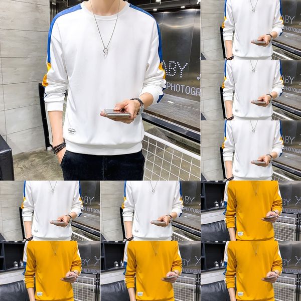 6qdzo 2020 new sweater autumn t- men's trendy sweater autumn shirt t-shirt thin long-sleeved loose base j2b05, Black
6qdzo 2020 new sweater autumn t- men's trendy sweater autumn shirt t-shirt thin long-sleeved loose base j2b05, Black