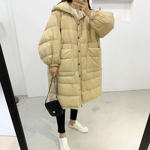 women's down & parkas janveny loose jacket women oversized 90% white duck jackets and coats female feather clothes outwear for parka, Black
women's down & parkas janveny loose jacket women oversized 90% white duck jackets and coats female feather clothes outwear for parka, Black