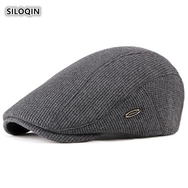 berets siloqin autumn winter fashion knitting simple retro adjustable size leisure tongue caps brands gorras, Blue;gray
berets siloqin autumn winter fashion knitting simple retro adjustable size leisure tongue caps brands gorras, Blue;gray