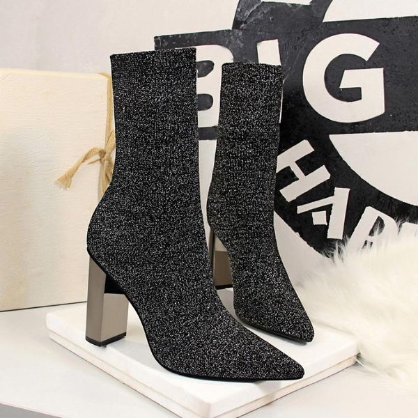 winter boots women black shoes point toe knitting boots ladies long autumn shoes 9cm high glitter sock boot
winter boots women black shoes point toe knitting boots ladies long autumn shoes 9cm high glitter sock boot