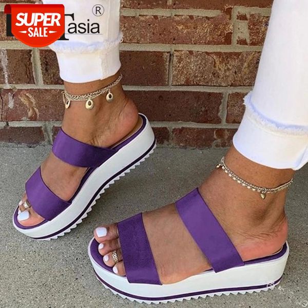 doratasia concise ladies summer slip-on platform slides 2020 summer beach leisure slippers women comfy med wedges shoes woman #uv9a, Black
doratasia concise ladies summer slip-on platform slides 2020 summer beach leisure slippers women comfy med wedges shoes woman #uv9a, Black