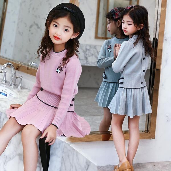 clothing sets kids girls knit skirt fall 2021 teenage long sleeve sweater & tutu 2 pcs knitwear set1, White
clothing sets kids girls knit skirt fall 2021 teenage long sleeve sweater & tutu 2 pcs knitwear set1, White