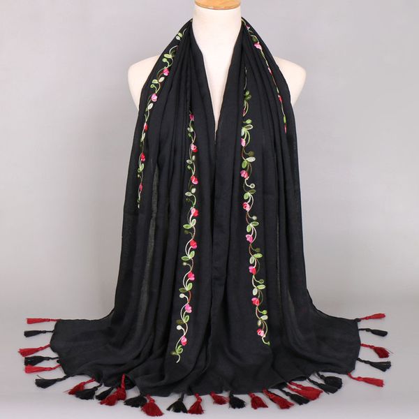 fashion bohemian chain floral tassel viscose shawl scarf women warm ethnic pashminas stole muslim hijab snood y201007, Blue;gray
fashion bohemian chain floral tassel viscose shawl scarf women warm ethnic pashminas stole muslim hijab snood y201007, Blue;gray
