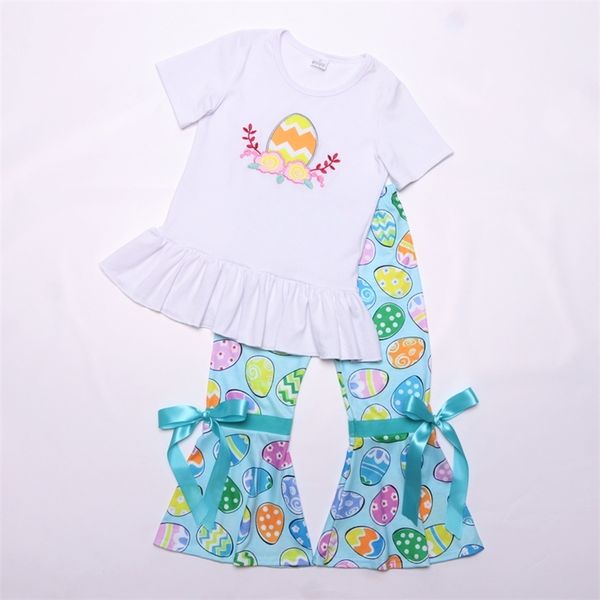 easter girls clothes o neck sleeve t-shirt eggs prints ruffle pants sweet girl outfits 2pcs clothing y200325, White
easter girls clothes o neck sleeve t-shirt eggs prints ruffle pants sweet girl outfits 2pcs clothing y200325, White