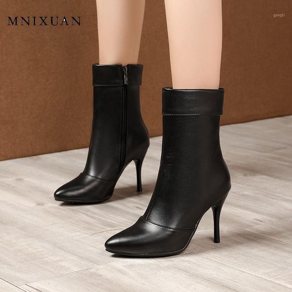 boots mnixuan fashion autumn winter women shoes super high heels mid-calf 2021pointed toe zipper white big size401, Black
boots mnixuan fashion autumn winter women shoes super high heels mid-calf 2021pointed toe zipper white big size401, Black