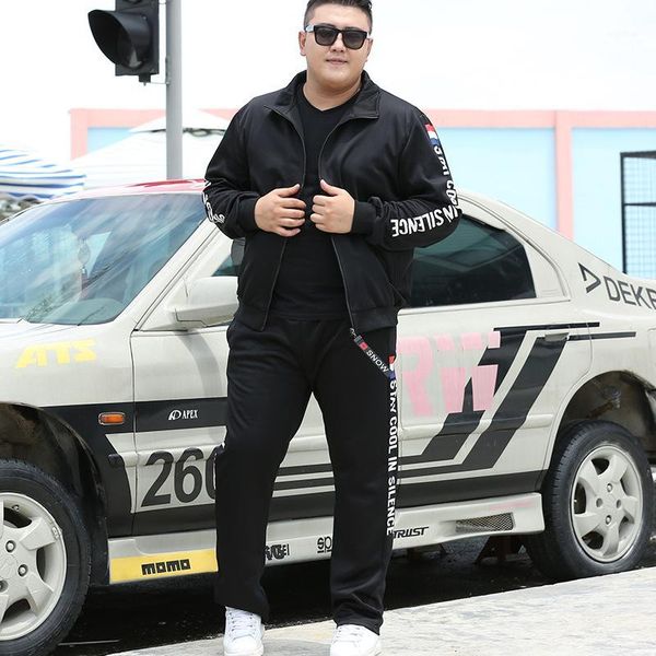 9xl men sets fashion autumn spring sporting suit sweatshirt +sweatpants mens clothing 2 pieces sets1, Gray
9xl men sets fashion autumn spring sporting suit sweatshirt +sweatpants mens clothing 2 pieces sets1, Gray