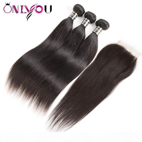 onlyou hair 9a brazilian virgin hair straight bundles with closure 100% remy human hair weave 3 4 bundles with 13*4 lace frontal closure, Black;brown
onlyou hair 9a brazilian virgin hair straight bundles with closure 100% remy human hair weave 3 4 bundles with 13*4 lace frontal closure, Black;brown