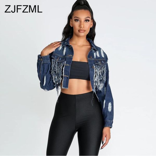 ripped tassels autumn jacket women long sleeve buttons vintage distressed coats streetwear hollow out hole slim outerwear, Black;brown
ripped tassels autumn jacket women long sleeve buttons vintage distressed coats streetwear hollow out hole slim outerwear, Black;brown