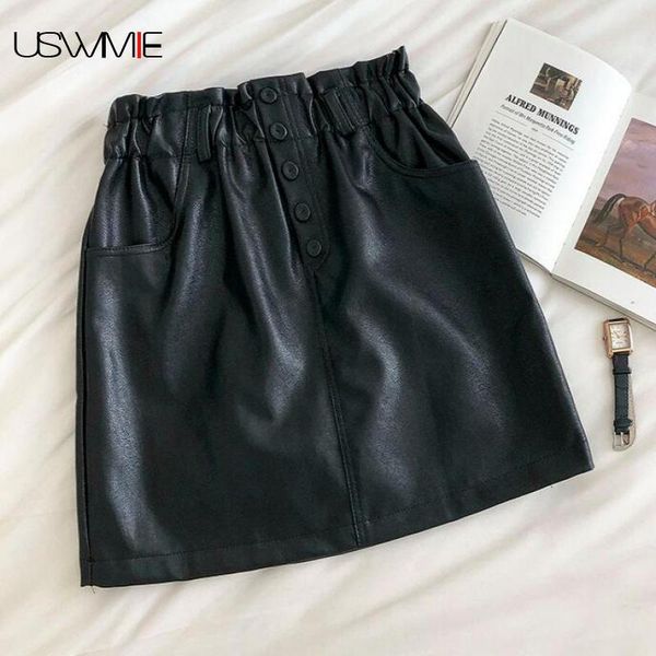 skirts womens spring high waist outwear fashion simple double pockets casual leather comfort skirt, Black
skirts womens spring high waist outwear fashion simple double pockets casual leather comfort skirt, Black