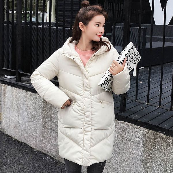 2021 newhooded long female winter style women's jacket plus size collar cotton padded thick coat ladies c8my, Black
2021 newhooded long female winter style women's jacket plus size collar cotton padded thick coat ladies c8my, Black