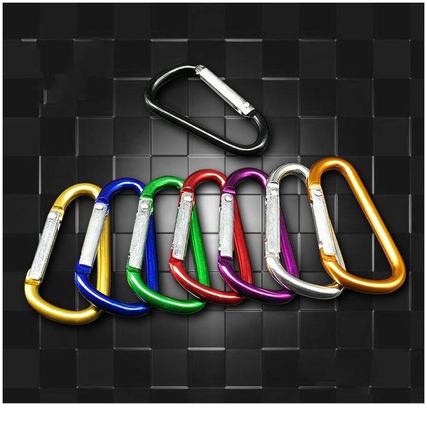 15pc aluminum carabiner d-ring outdoor spring snap clip hooks key chain clip snap hook karabiner camping qylfpn 
15pc aluminum carabiner d-ring outdoor spring snap clip hooks key chain clip snap hook karabiner camping qylfpn