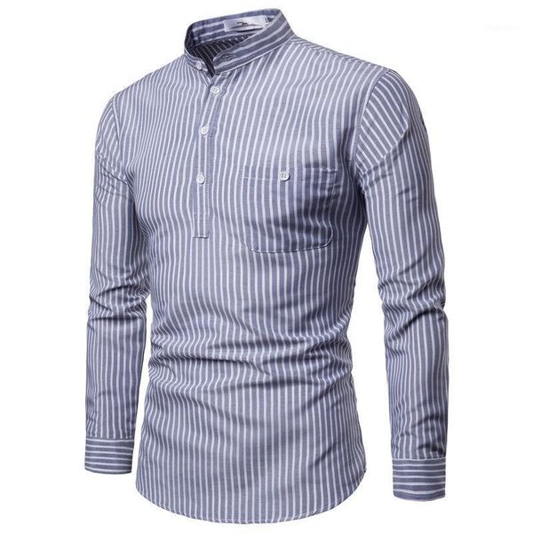2020 fall new fashion men's collar long sleeve pullover striped shirt casual shirt1, White;black
2020 fall new fashion men's collar long sleeve pullover striped shirt casual shirt1, White;black