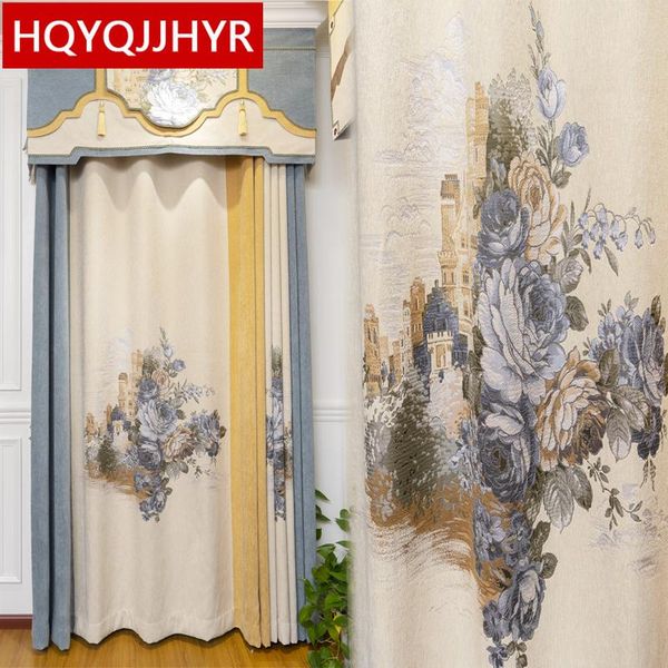 curtain & drapes luxury jacquard blackout villa curtains for living room custom stitching yellow blue bedroom el
curtain & drapes luxury jacquard blackout villa curtains for living room custom stitching yellow blue bedroom el